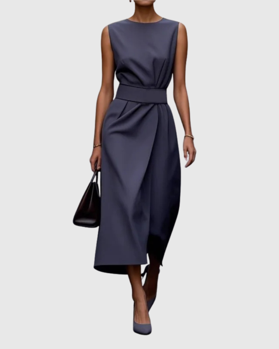 Clarimond | Women's Elegant Round Neck Dress
