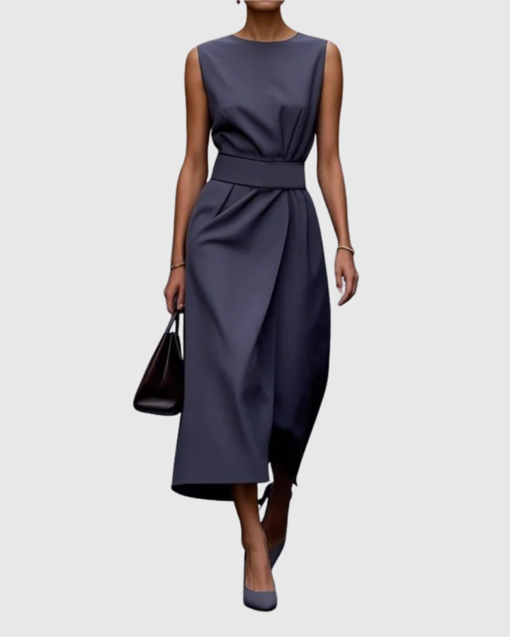 Clarimond | Women's Elegant Round Neck Dress