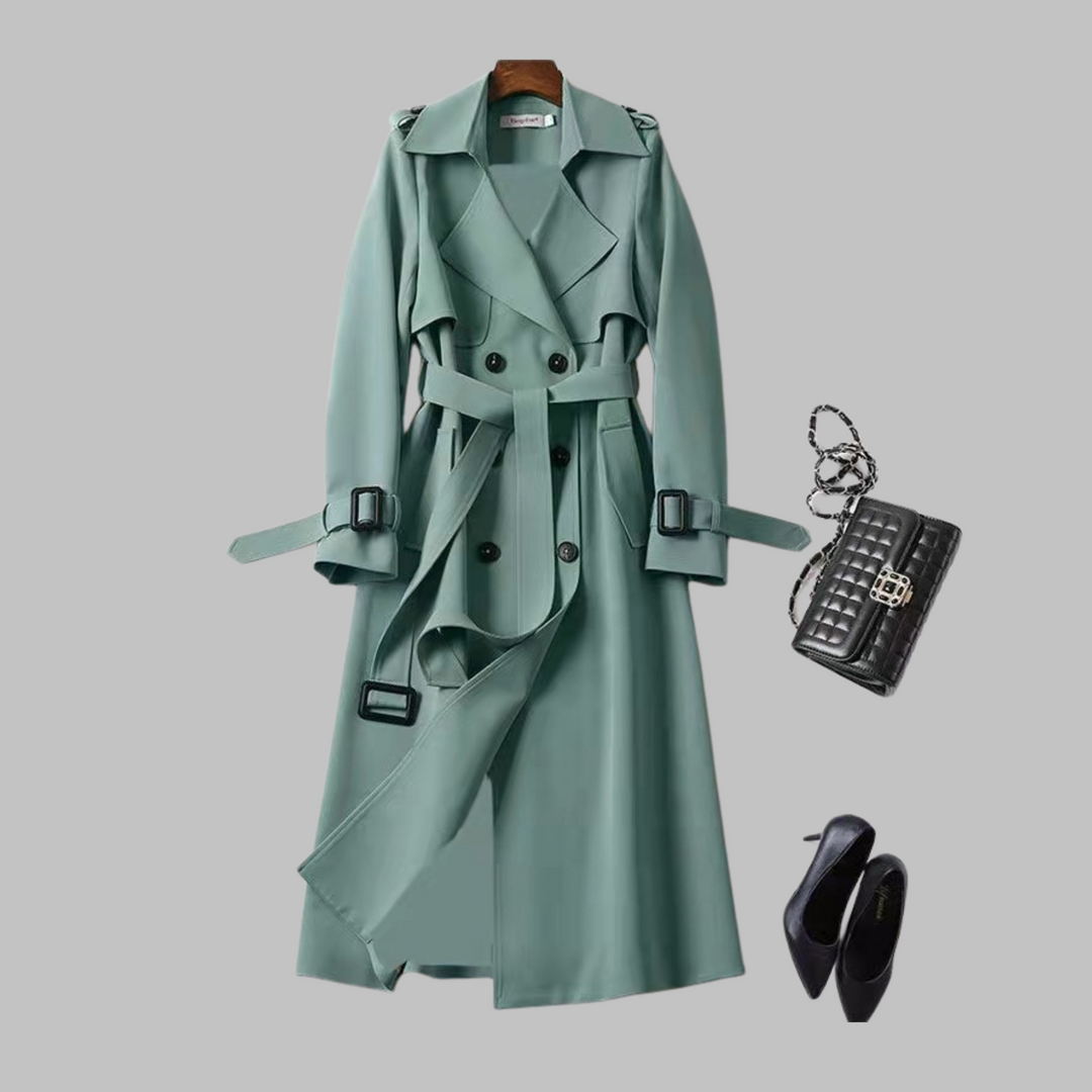 Tia | Women's Elegant Knee-Length Loose Fit Coat