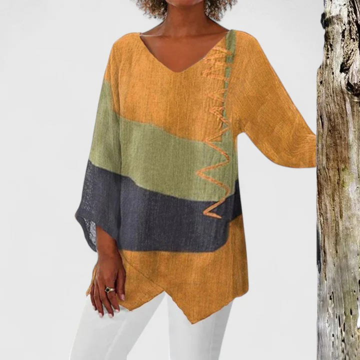 Elysia | Women's Sophisticated V-Neck Tunic