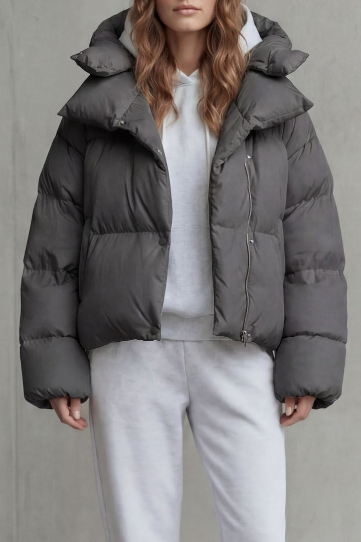 Elvéra | Women's Cloud Padded Cropped Puffer Jacket
