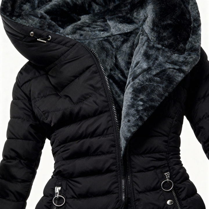 Alessina Waterproof Padded Hooded Coat