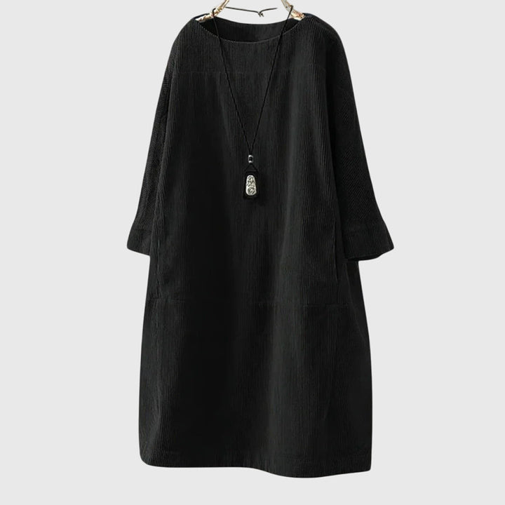 Grace | Women's Relaxed Corduroy Midi Dress