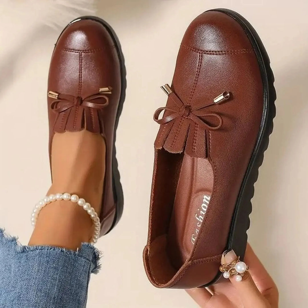 Paisley - Elegant Leather Loafers