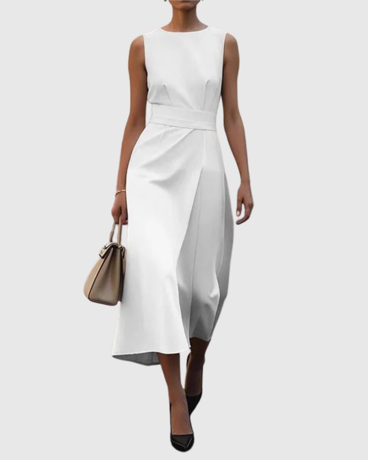 Clarimond | Women's Elegant Round Neck Dress
