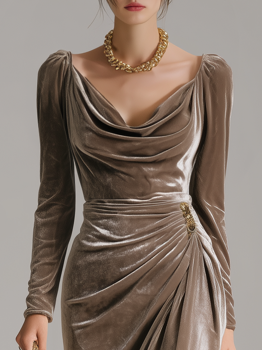 Mykah | Women's Elegant Midi Dress
