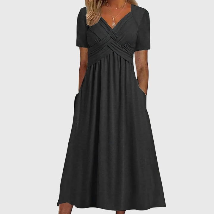 Viola | Women's Midi Dress with Tummy Control