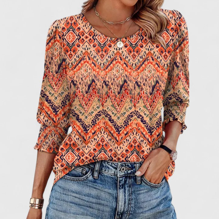 Solara | Women's Elegant Smocked Top
