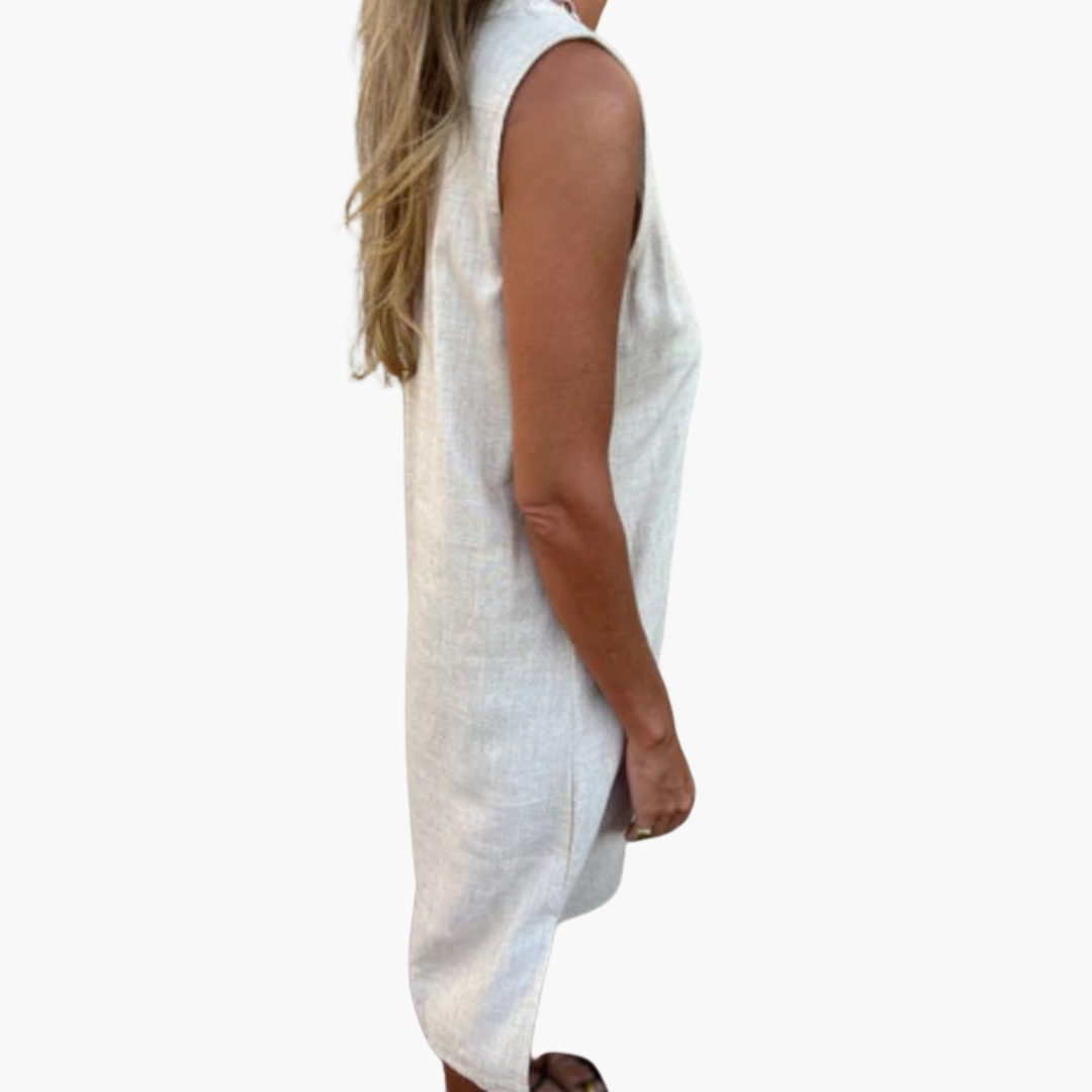 Harper | Sleeveless V-Neck Dress