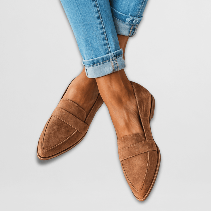 Helen | Women's Orthopaedic Soft Suede Loafers
