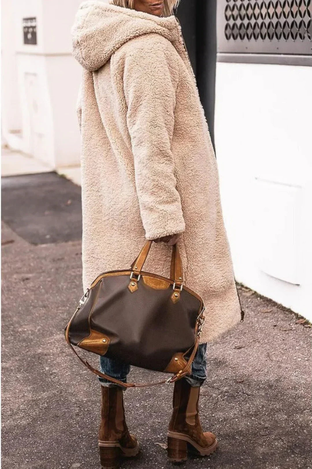 Marielle – Reversible Long Winter Jacket