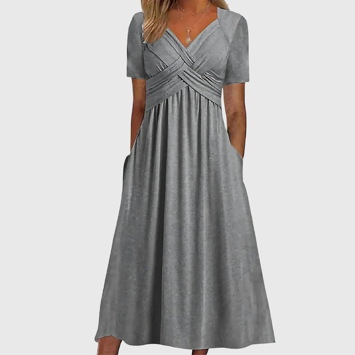 Viola | Women's Midi Dress with Tummy Control