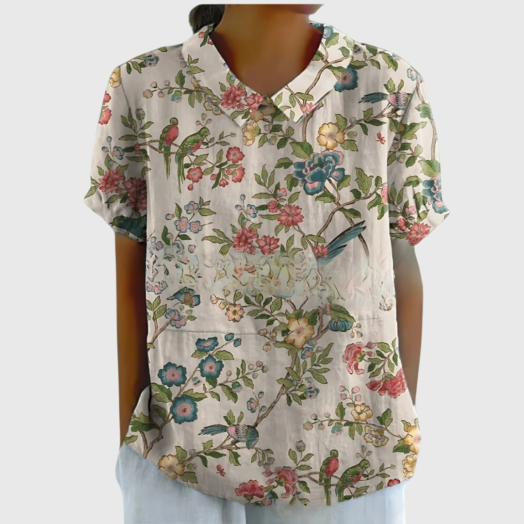 Jenna | Women's Floral Blouse
