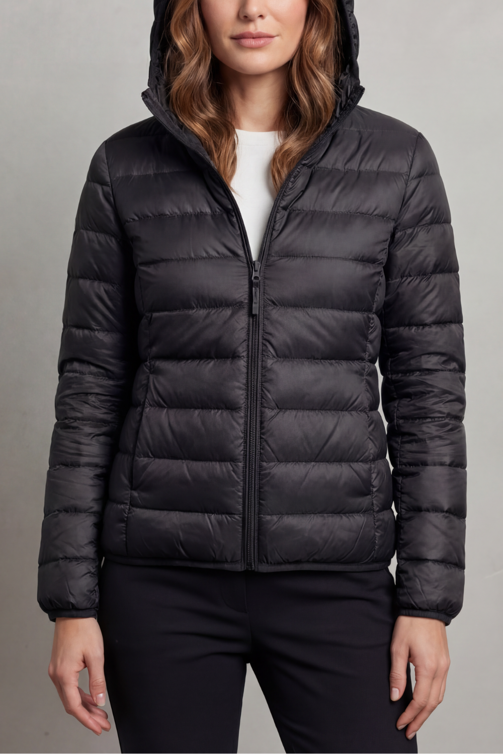 Aela | Women's Ultra Light Packable Hooded Puffer Jacket