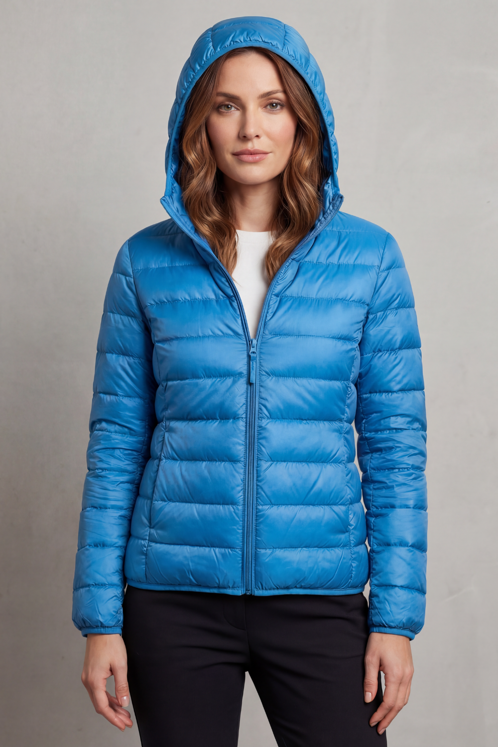 Aela | Women's Ultra Light Packable Hooded Puffer Jacket