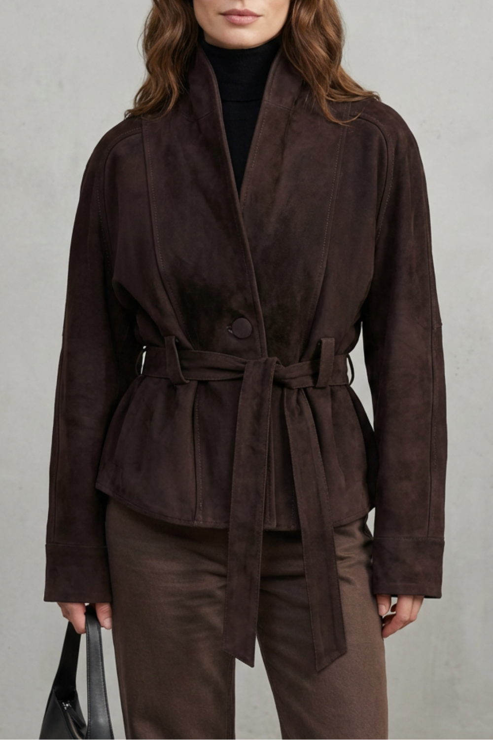 Alette | Women's Cropped Double-Breasted Wool Jacket French Elegance
