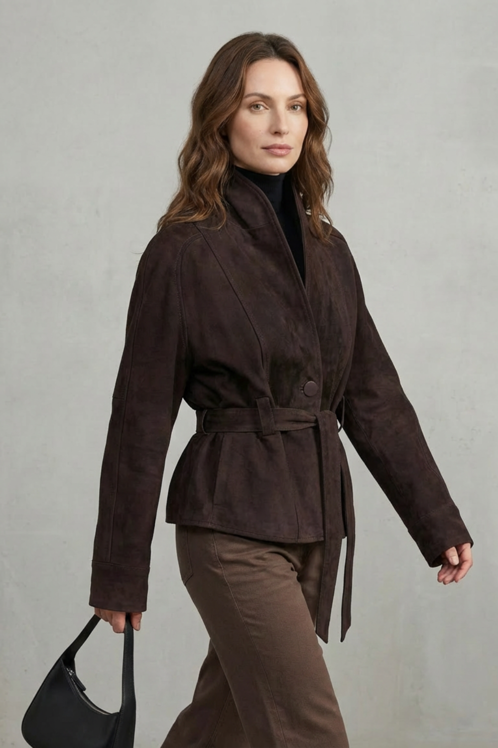 Alette | Women's Cropped Double-Breasted Wool Jacket French Elegance