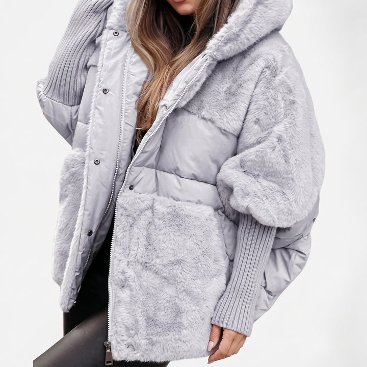 Amara | Women's Plush Hooded Coat