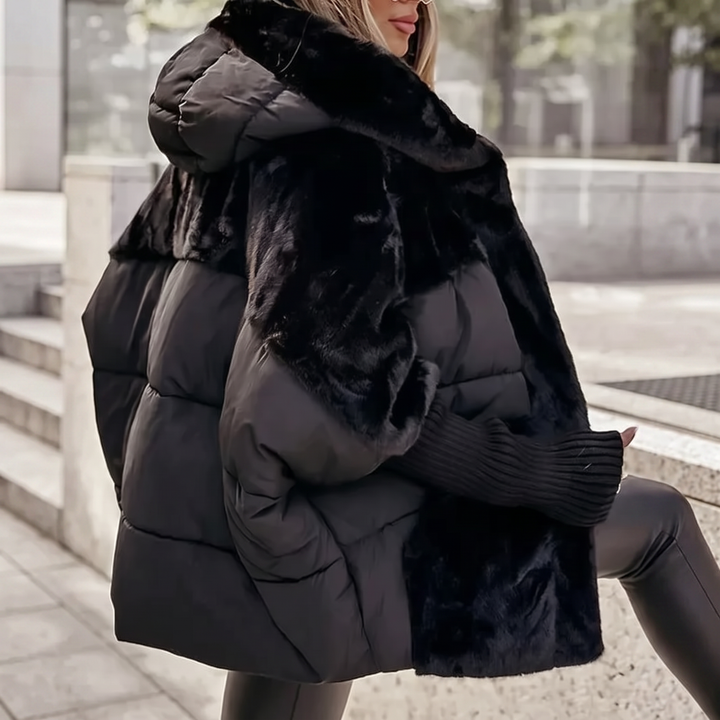 Amara | Women's Plush Hooded Coat