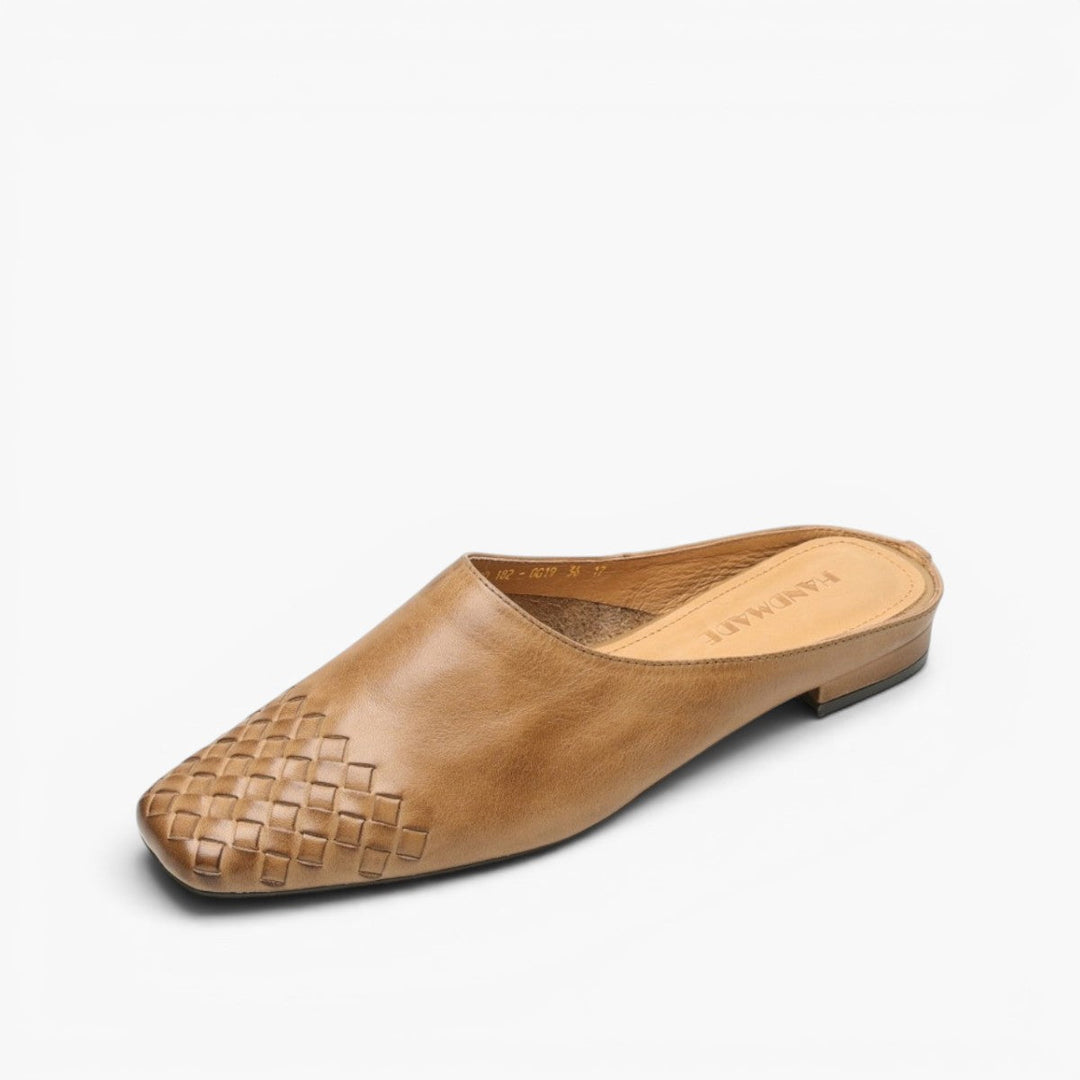 Arden | Women's Woven Leather Mules