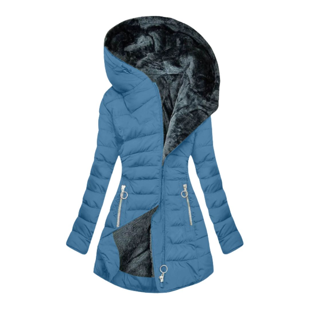 Alessina Waterproof Padded Hooded Coat