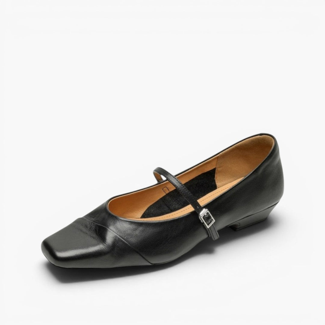 Aurette | Women's Leather Mary Jane Flats