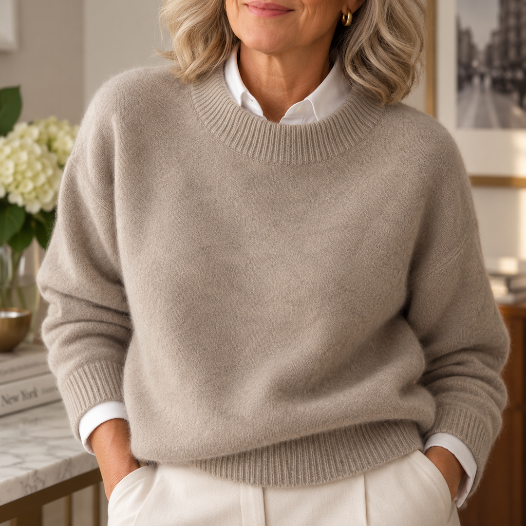 Harlow - Soft Mock Neck Sweater