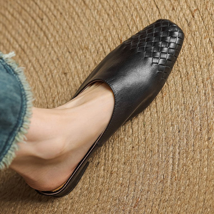 Arden | Women's Woven Leather Mules