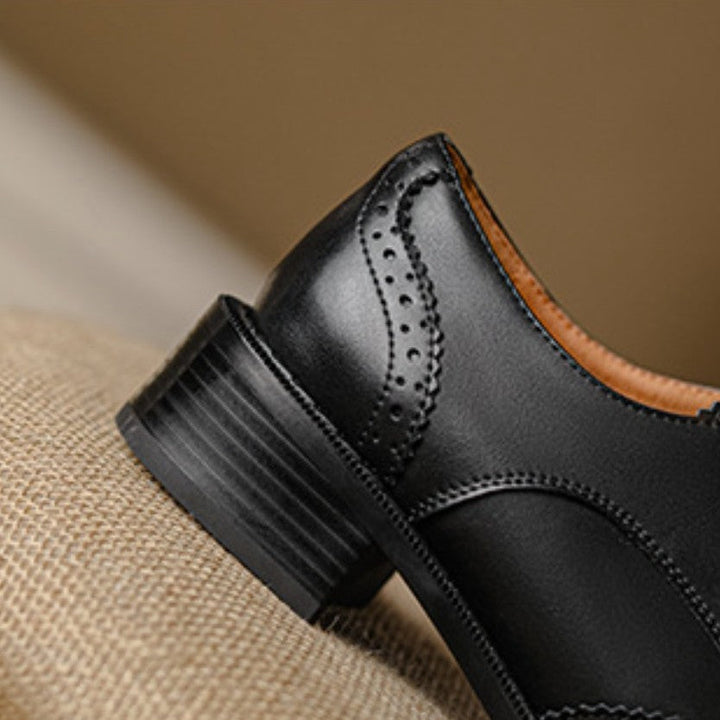 Orvain | Women's Brogue Leather Oxfords