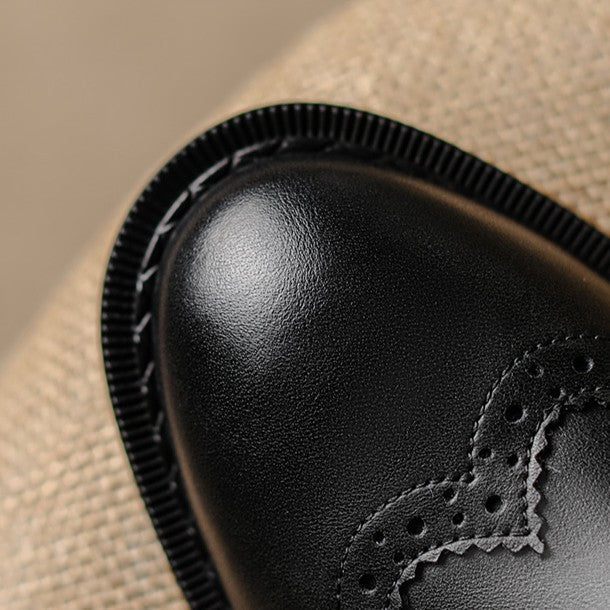 Orvain | Women's Brogue Leather Oxfords