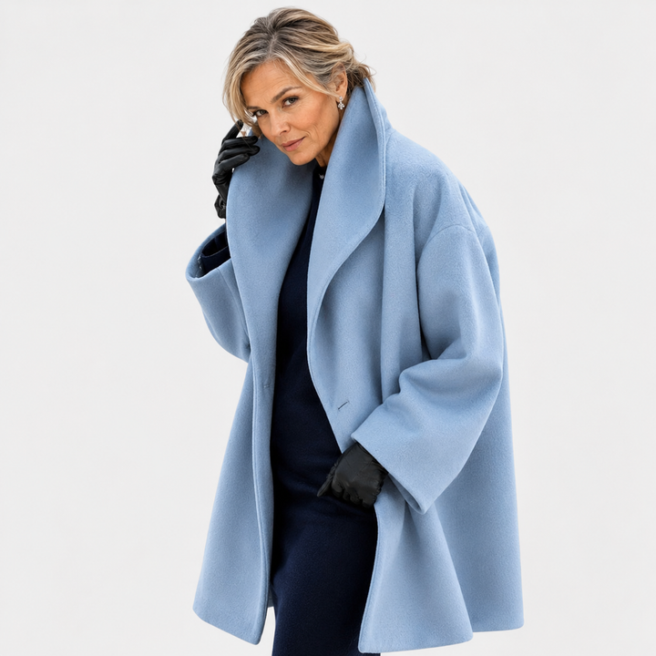 Oversized Wide-Collar Winter Coat