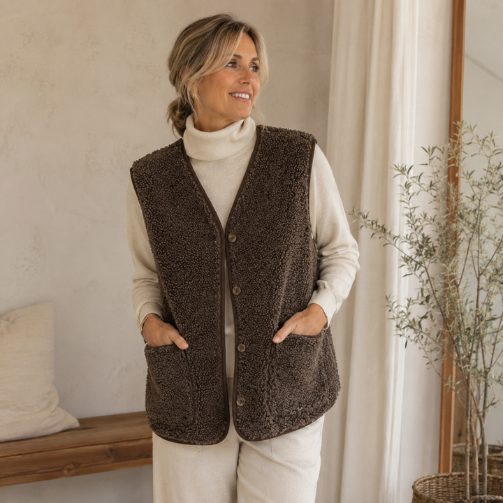 Mabel Teddy Fleece Vest