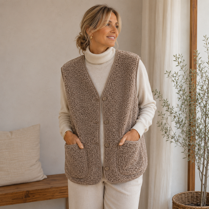 Mabel Teddy Fleece Vest