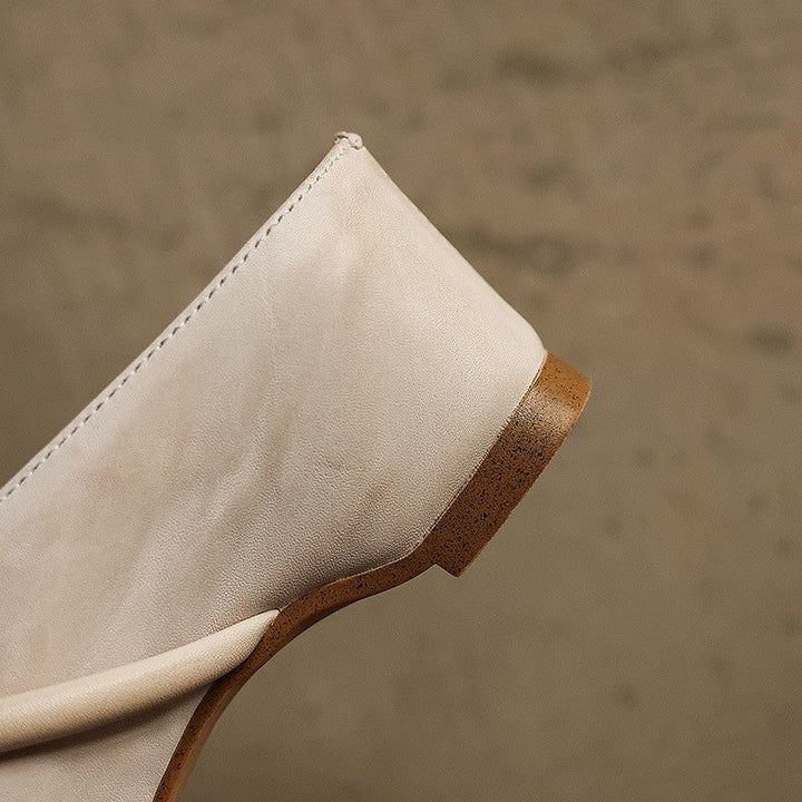 Liora | Women's Sculpt Leather Mules