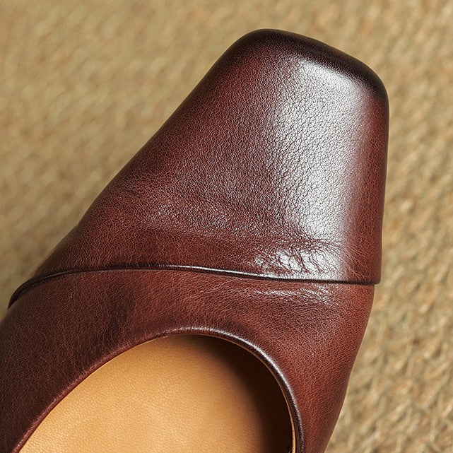 Aurette | Women's Leather Mary Jane Flats