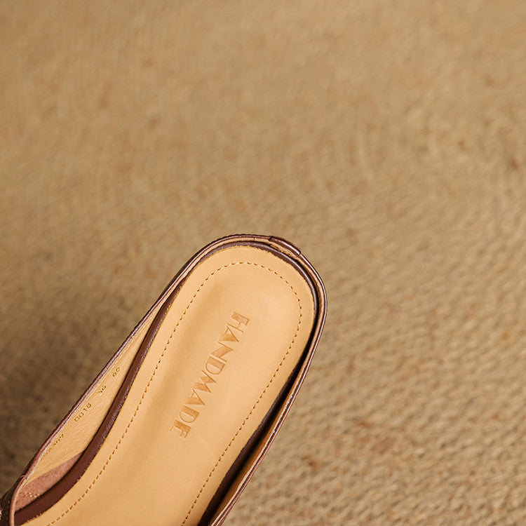 Selma | Women's Mary-Jane Leather Mules