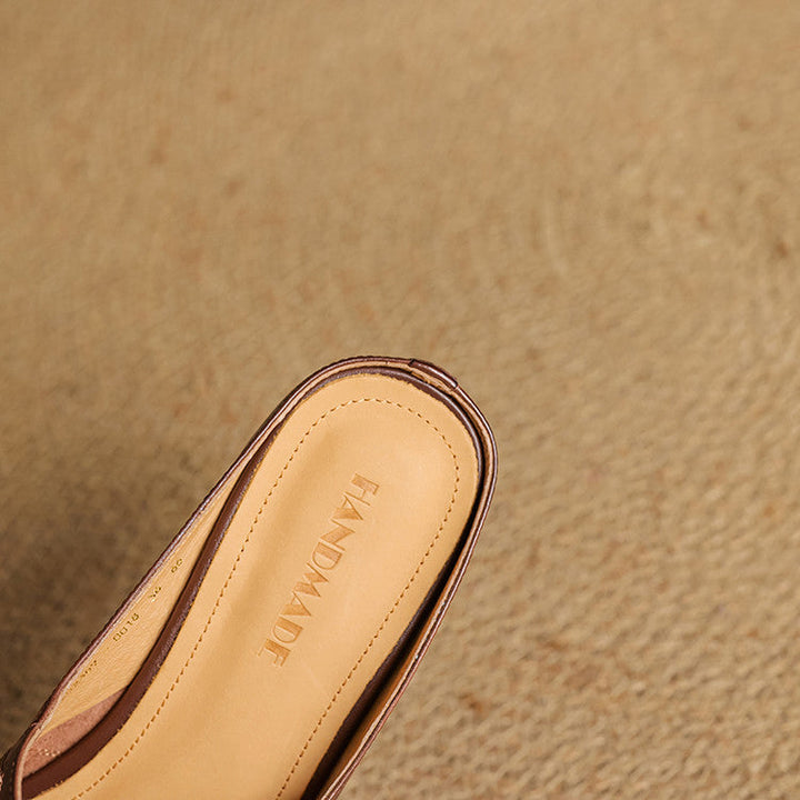 Selma | Women's Mary-Jane Leather Mules