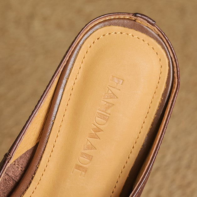 Arden | Women's Woven Leather Mules