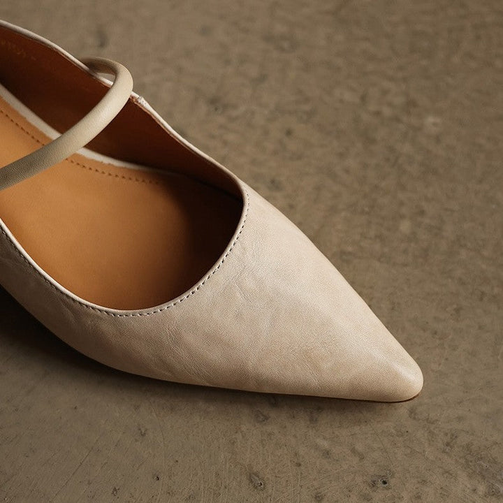 Liora | Women's Sculpt Leather Mules