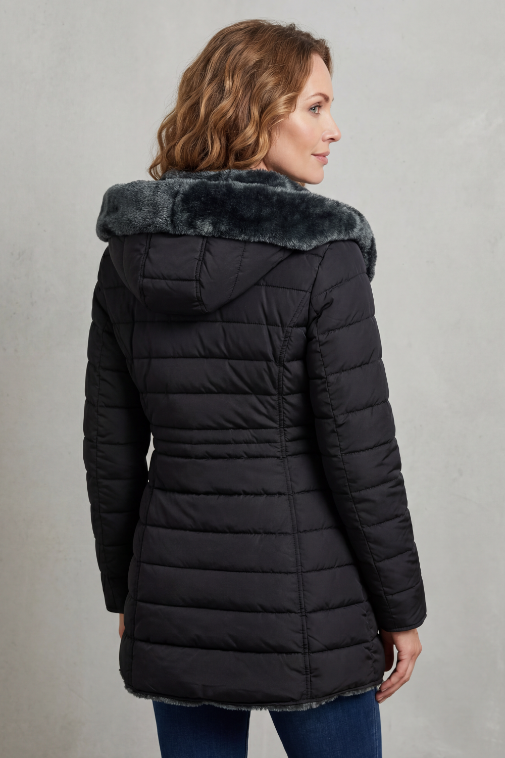 Elowen | Women's Faux Fur Lined Winter Parka Coat