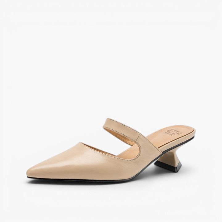 Elvaré | Women's Strap Leather Mules