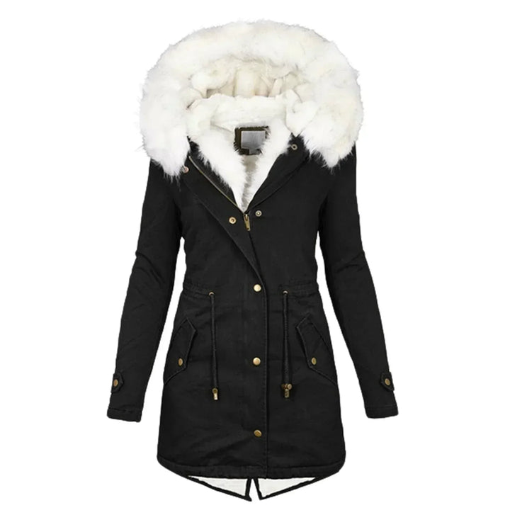 Minna – Winter Coat with Faux Fur Lining