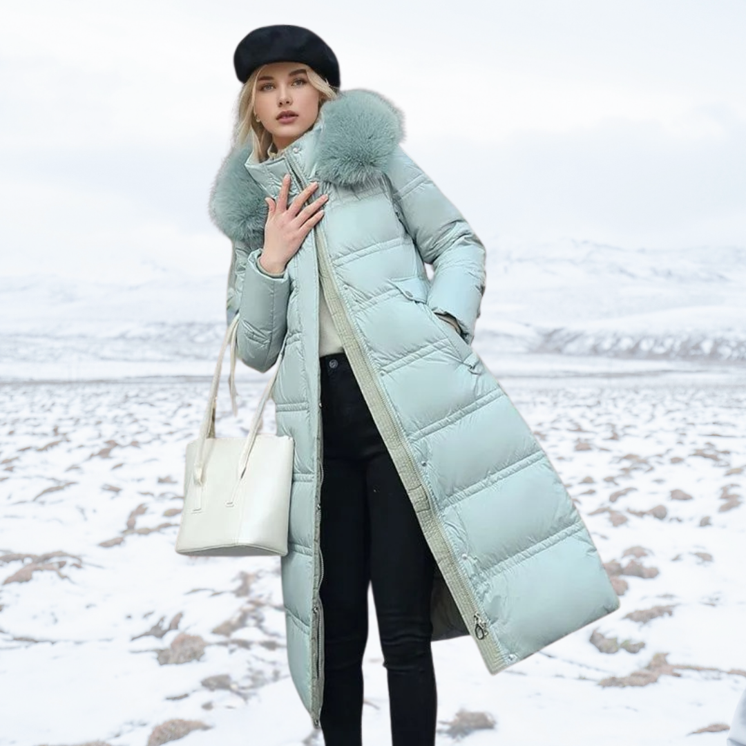 Lucia | Women's Designer Winter Parka with Fur Hood