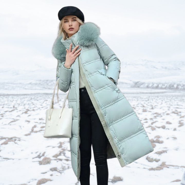 Lucia | Women's Designer Winter Parka with Fur Hood