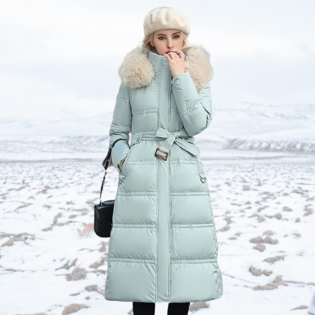 Lucia | Women's Designer Winter Parka with Fur Hood