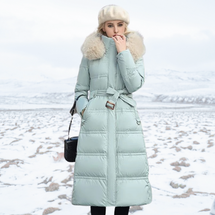 Lucia | Women's Designer Winter Parka with Fur Hood