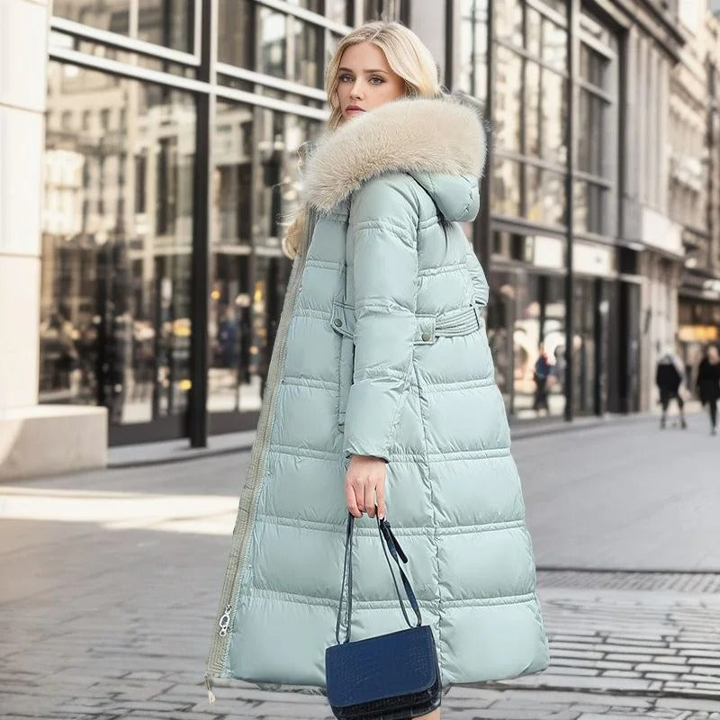 Lucia | Women's Designer Winter Parka with Fur Hood