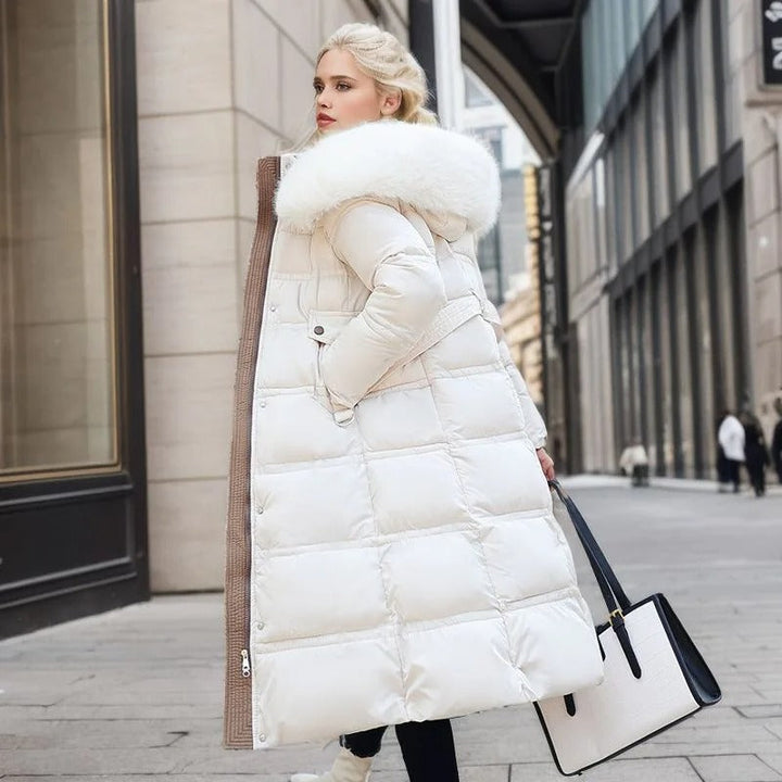 Lucia | Women's Designer Winter Parka with Fur Hood