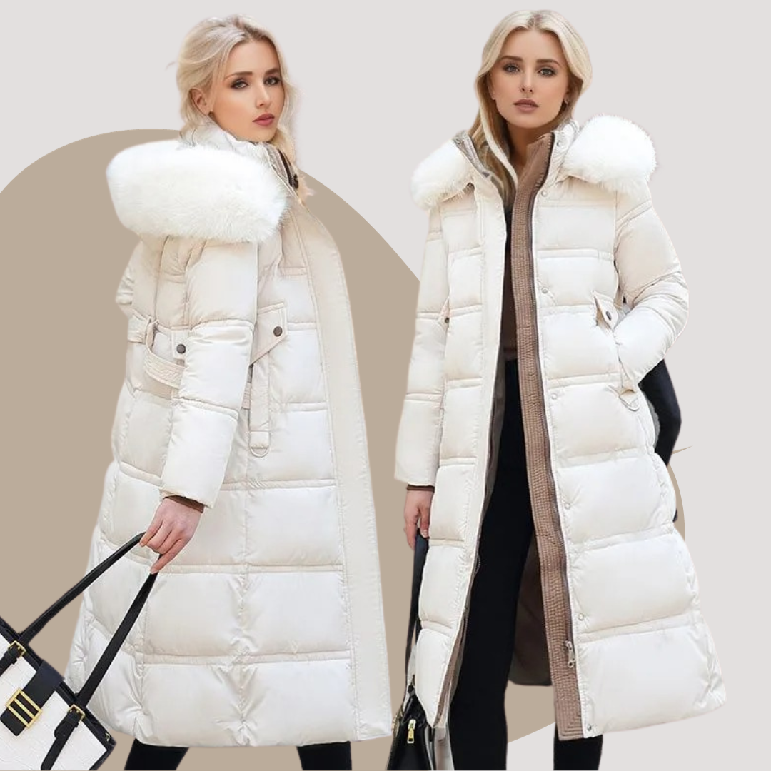 Lucia | Women's Designer Winter Parka with Fur Hood