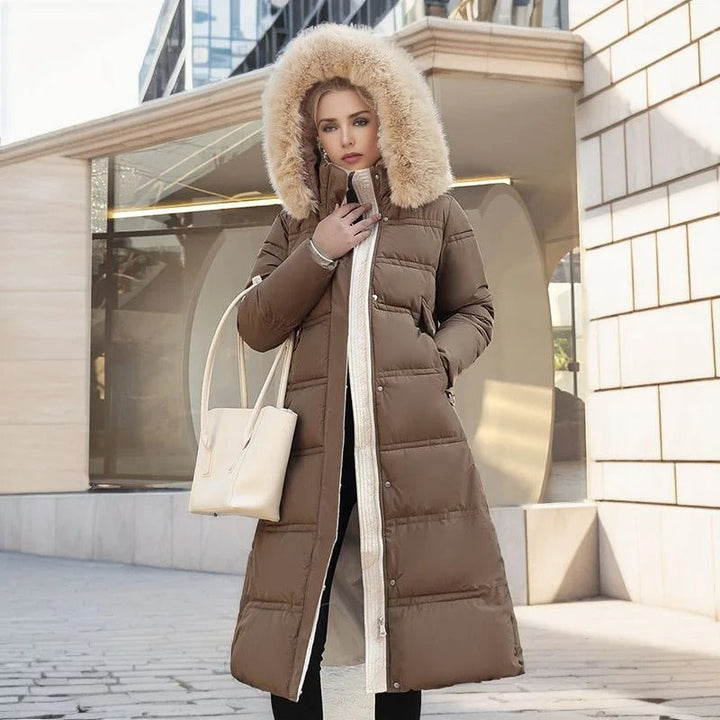 Lucia | Women's Designer Winter Parka with Fur Hood